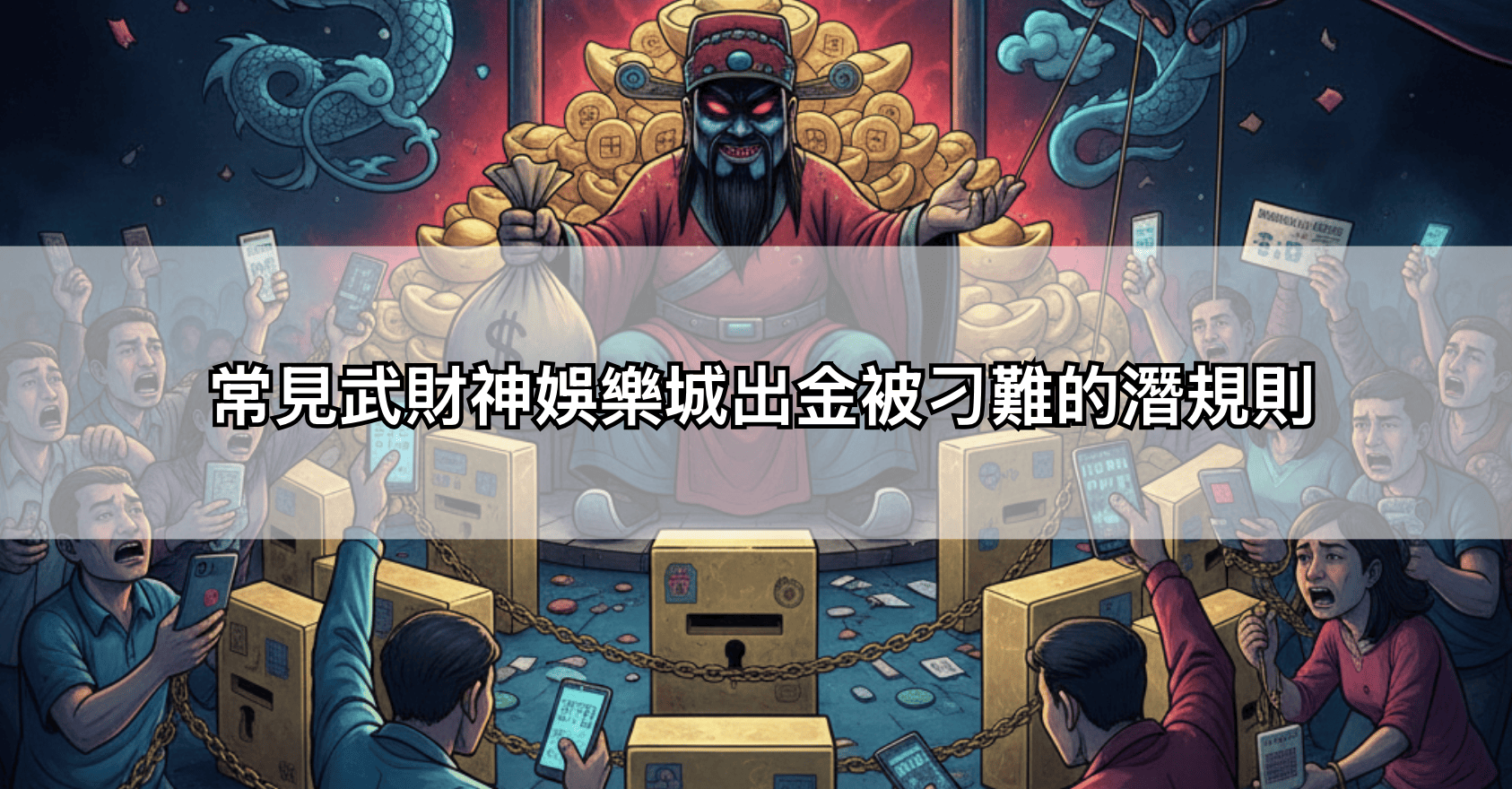 常見武財神娛樂城出金被刁難的潛規則